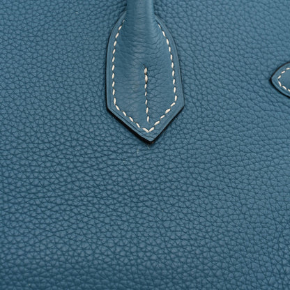 Togo BIRKIN 35 Blue Jean