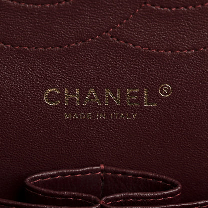 Lambskin Quilted Jumbo Double Flap Black