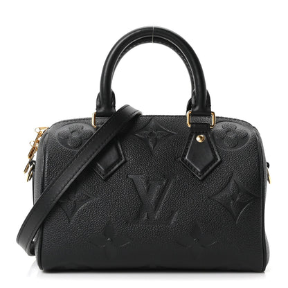 Empreinte Monogram Giant Speedy Bandouliere 20 Black