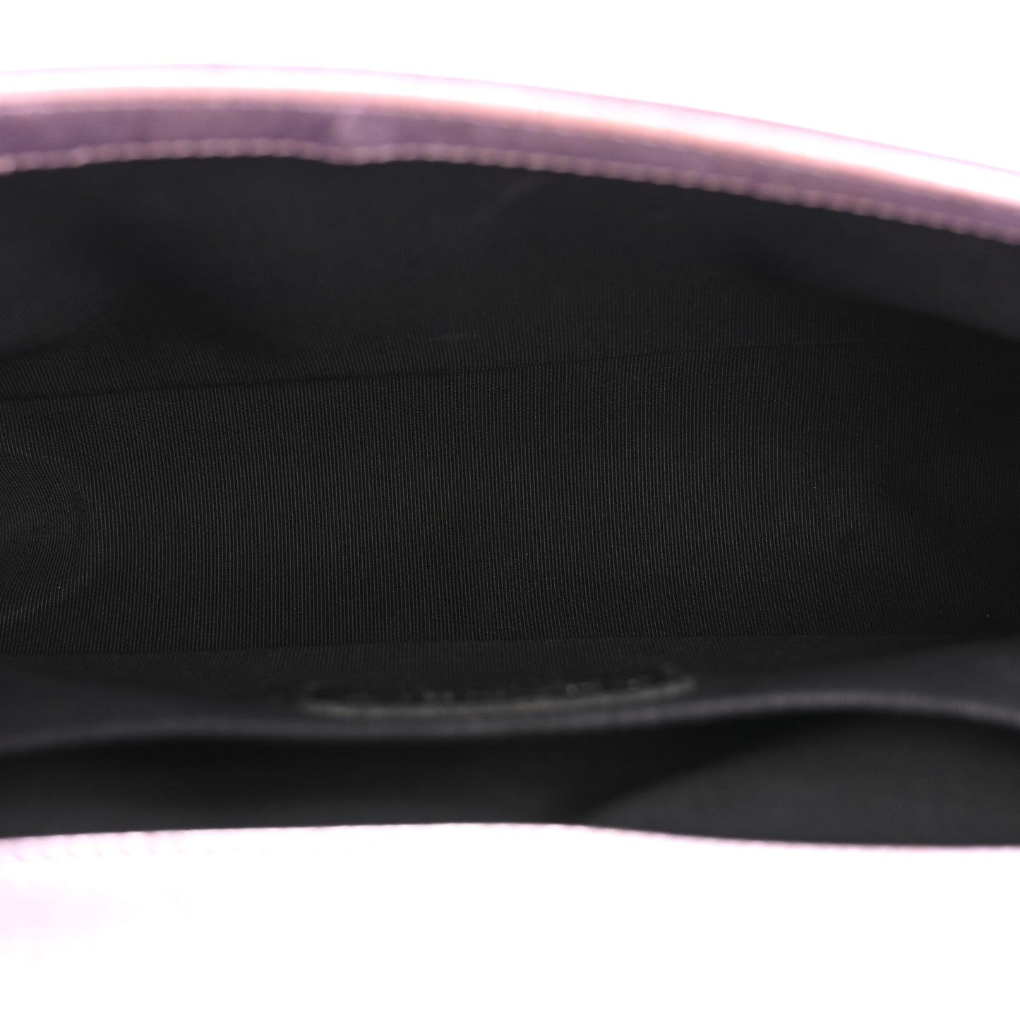 Metallic Patent Calfskin Quilted Medium Boy Flap Light Pink