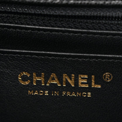 Caviar Quilted Mini Rectangular Flap Black