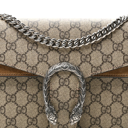 GG Supreme Monogram Small Dionysus Shoulder Bag Taupe