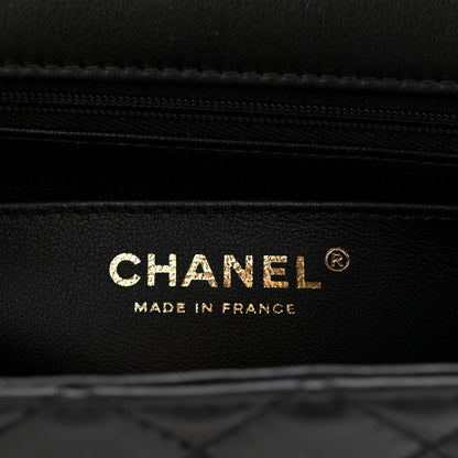 Calfskin Quilted 2.55 Reissue Mini Flap Black