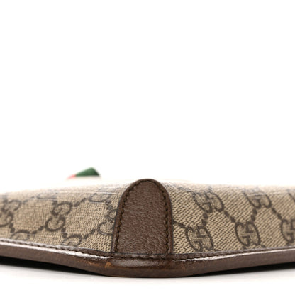 GG Supreme Monogram Web Medium Neo Vintage Flap Messenger Bag Beige New Acero
