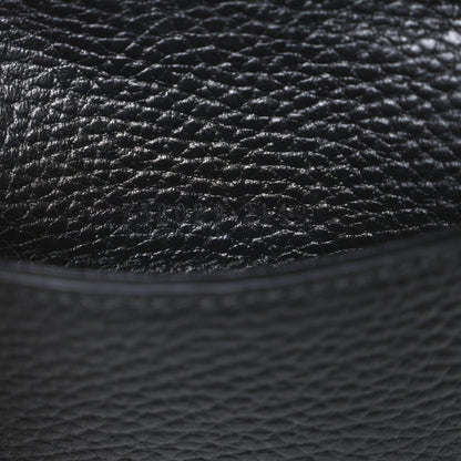 Dollar Calfskin Crystal Mini Dionysus Top Handle Bag Black Crystal