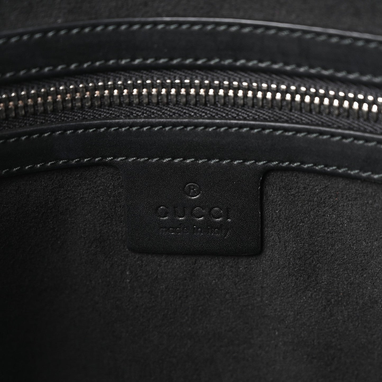 GG Supreme Monogram Caleido Web Briefcase Black
